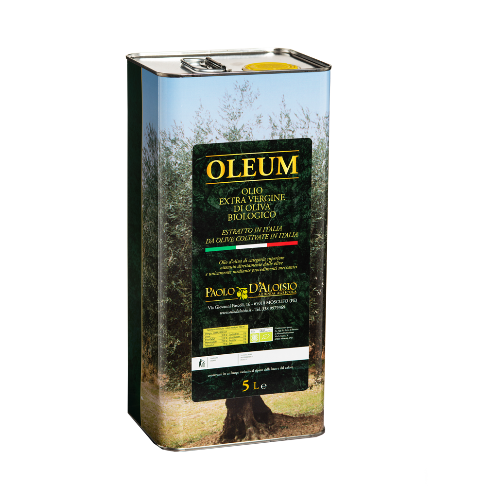 Extranatives biologisches Olivenöl Kannister 5 Liter